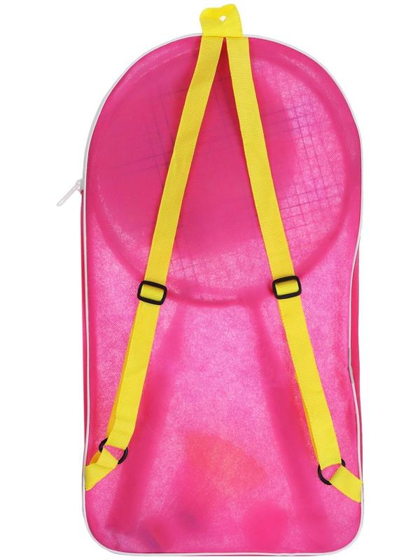 Набор для бадминтона «Милашка»: 2 ракетки 44 см + 2 волан + мяч, в чехле, цвет розовый