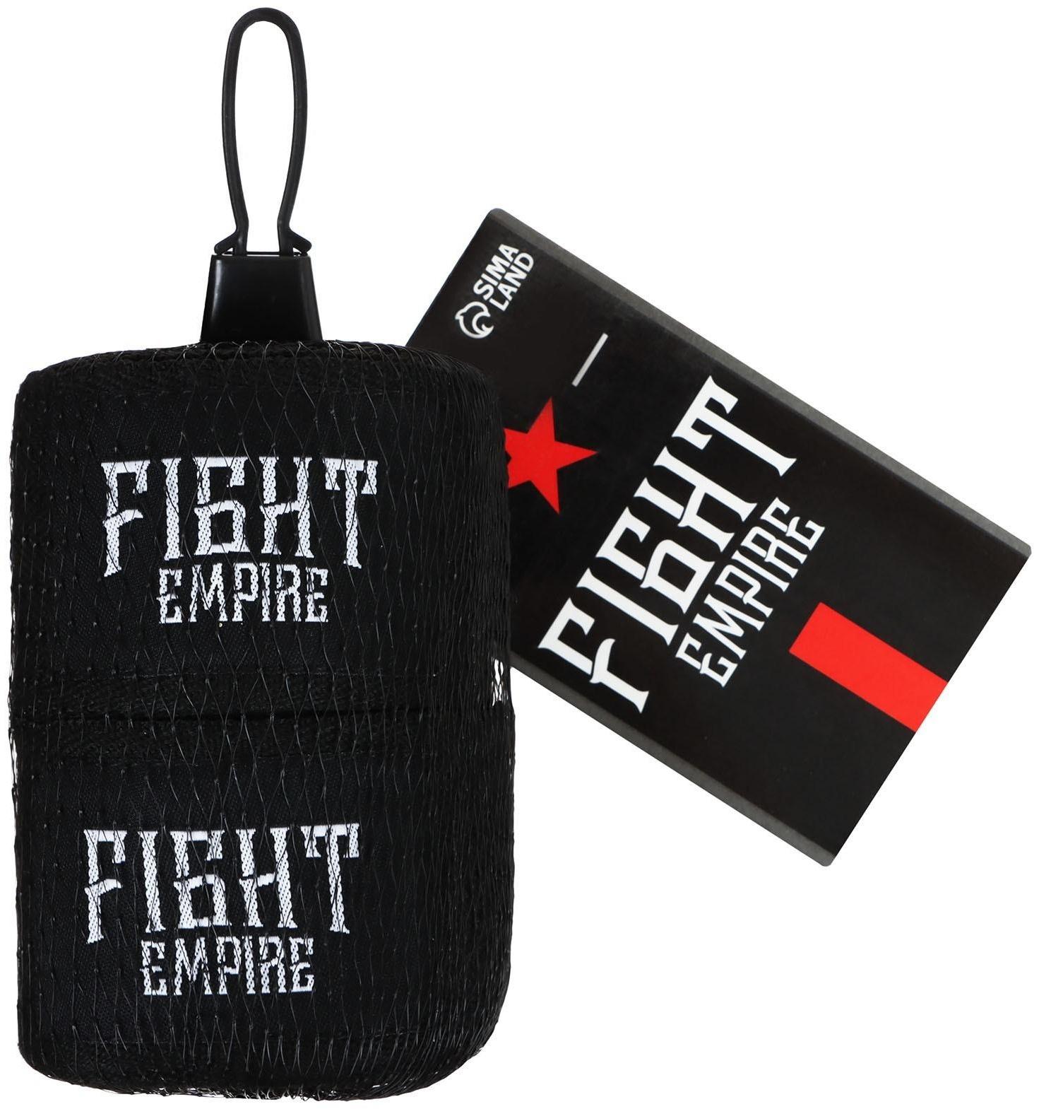 Бинт боксёрский FIGHT EMPIRE 4 м, цвет чёрный
