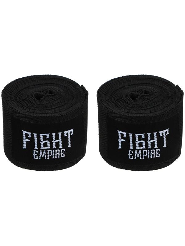Бинт боксёрский FIGHT EMPIRE 4 м, цвет чёрный