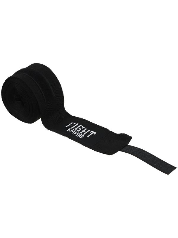 Бинт боксёрский FIGHT EMPIRE 4 м, цвет чёрный