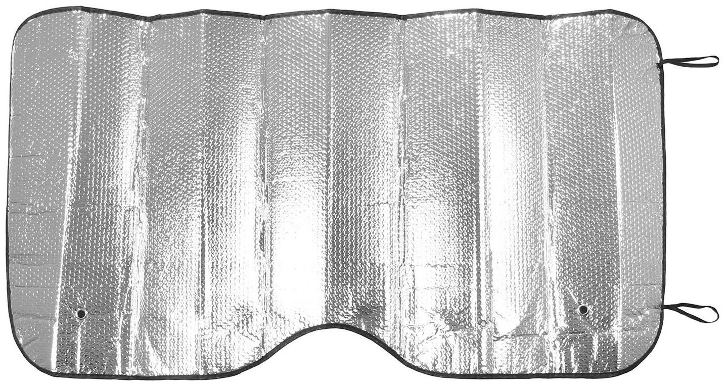 Шторка солнцезащитная Nova Bright, металлизированная, под лобовое стекло, 140 х 70 см