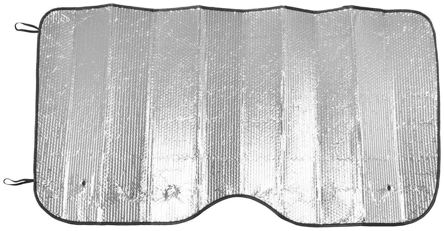 Шторка солнцезащитная Nova Bright, металлизированная, под лобовое стекло, 140 х 70 см