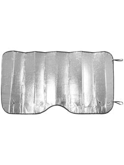 Шторка солнцезащитная Nova Bright, металлизированная, под лобовое стекло, 140 х 70 см