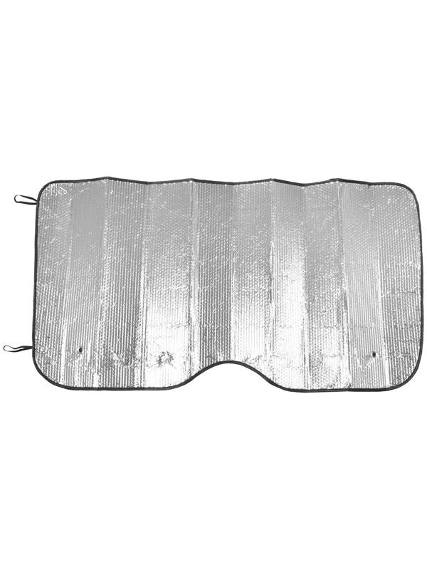 Шторка солнцезащитная Nova Bright, металлизированная, под лобовое стекло, 140 х 70 см