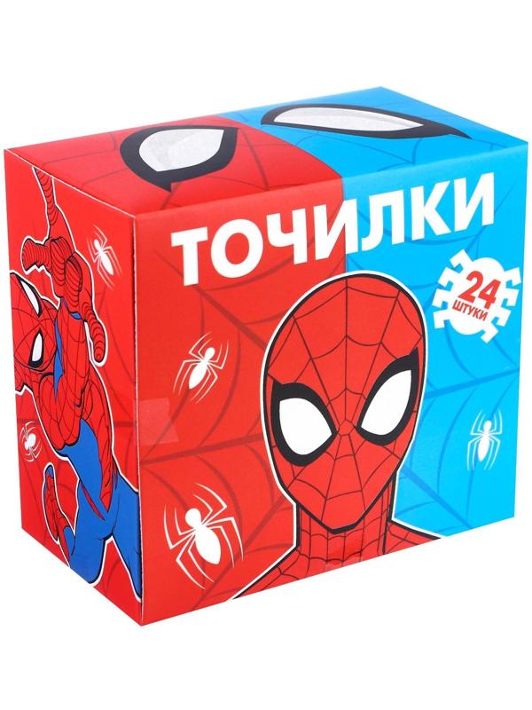 Точилка пластиковая прямоугольная, Человек-паук