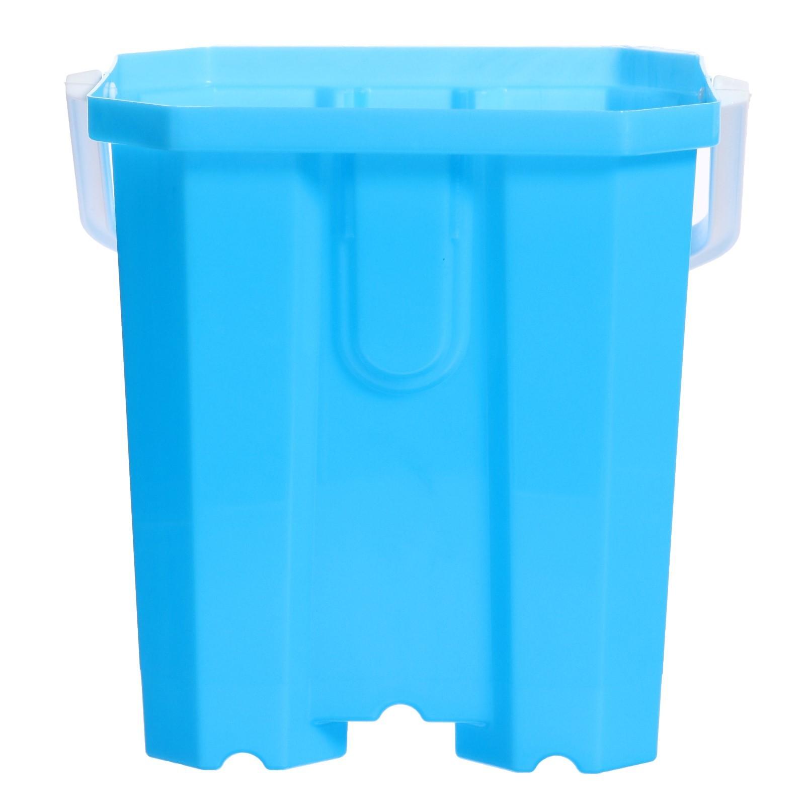 Песочный набор: ведёрко, лопатка, грабельки , 4 формочки