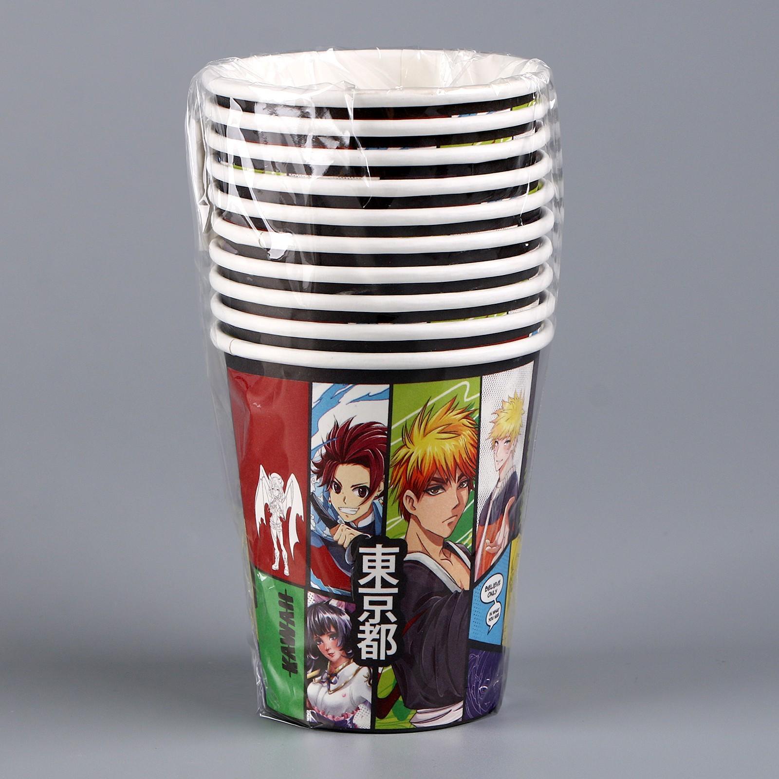 Стакан бумажный «Аниме», 250 мл