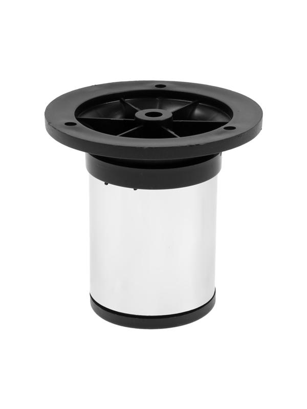 Опора регулируемая OR001CR ТУНДРА, d=50 мм, H=80 мм, цвет хром