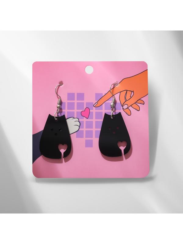 Серьги акрил 