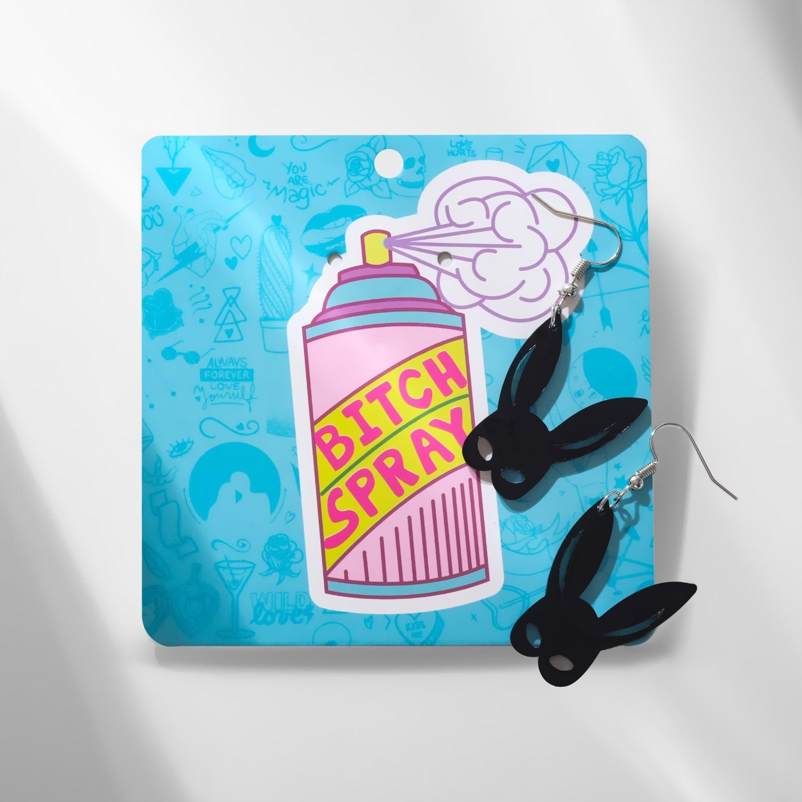 Серьги акрил 