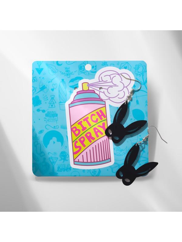 Серьги акрил 