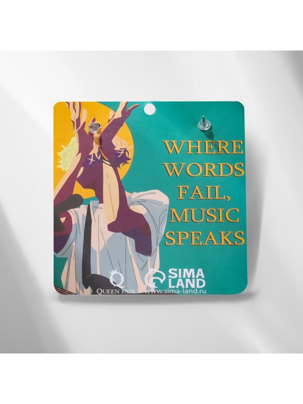 Серьги акрил 