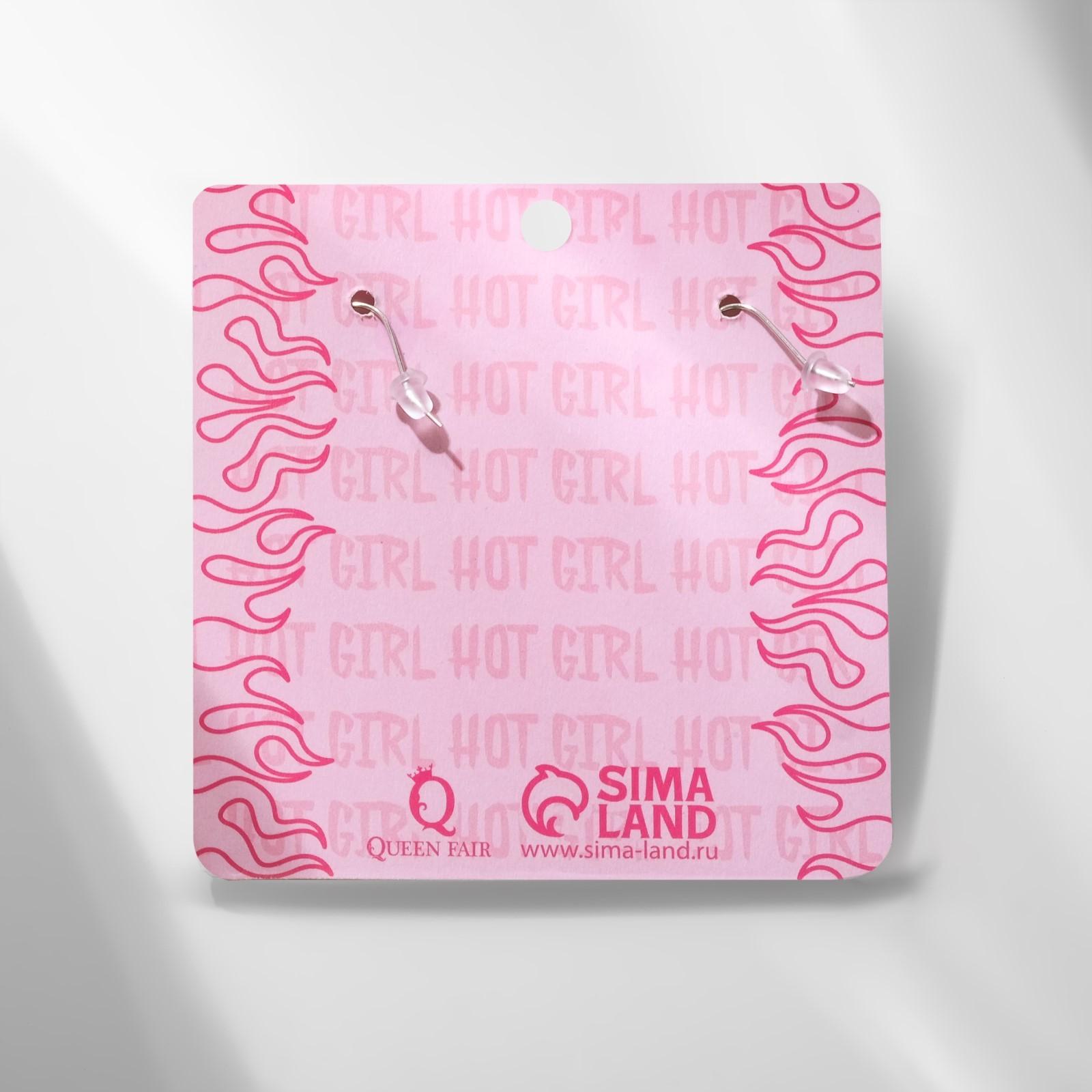 Серьги акрил 