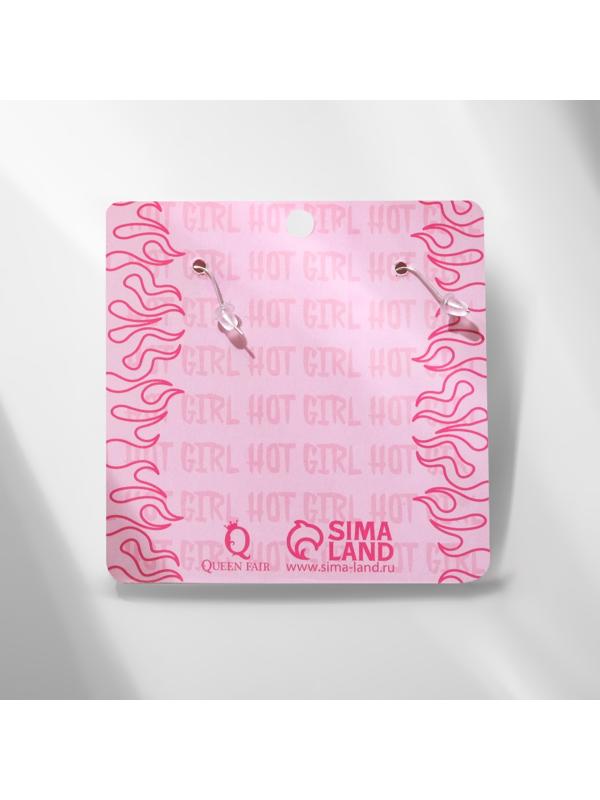 Серьги акрил 