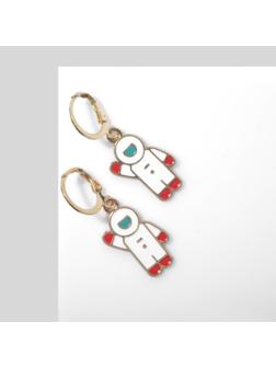 Серьги эмаль 