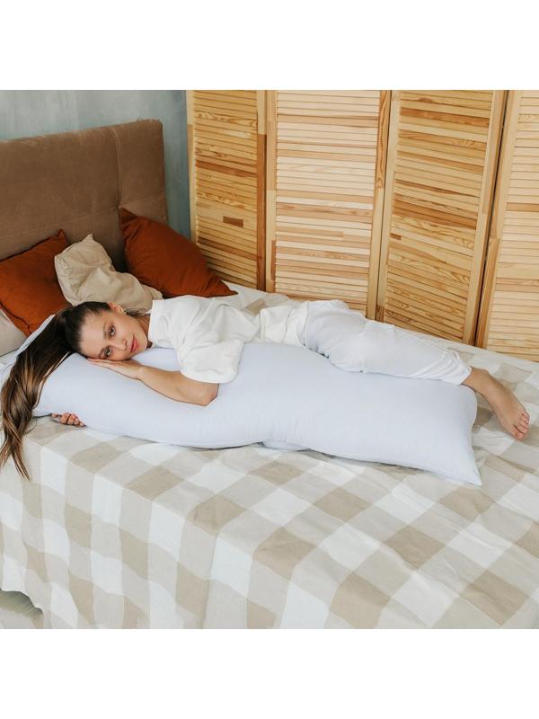 Подушка-обнимашка, белая