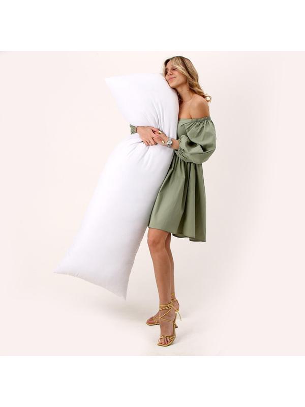 Подушка-обнимашка, белая