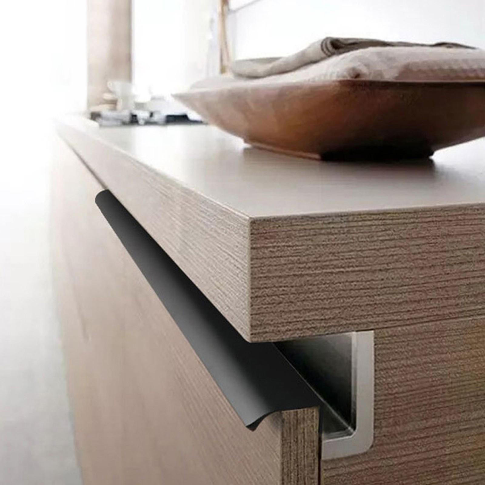 Ручка торцевая CAPPIO, L=400 мм, м/о 256 мм, цвет черный