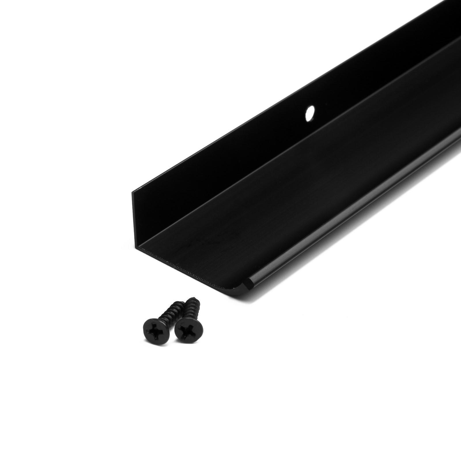 Ручка торцевая CAPPIO, L=400 мм, м/о 256 мм, цвет черный