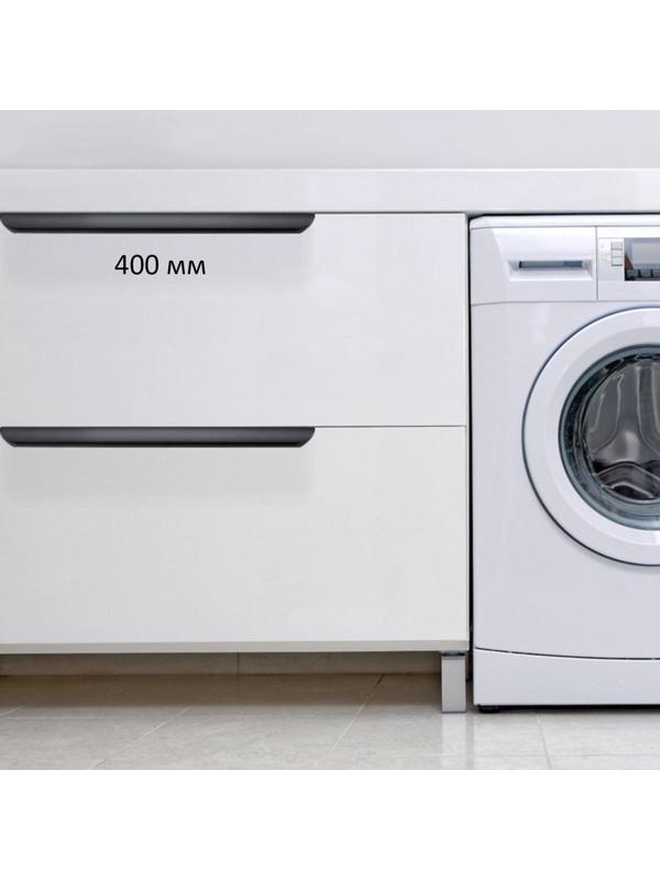 Ручка торцевая CAPPIO, L=400 мм, м/о 256 мм, цвет черный