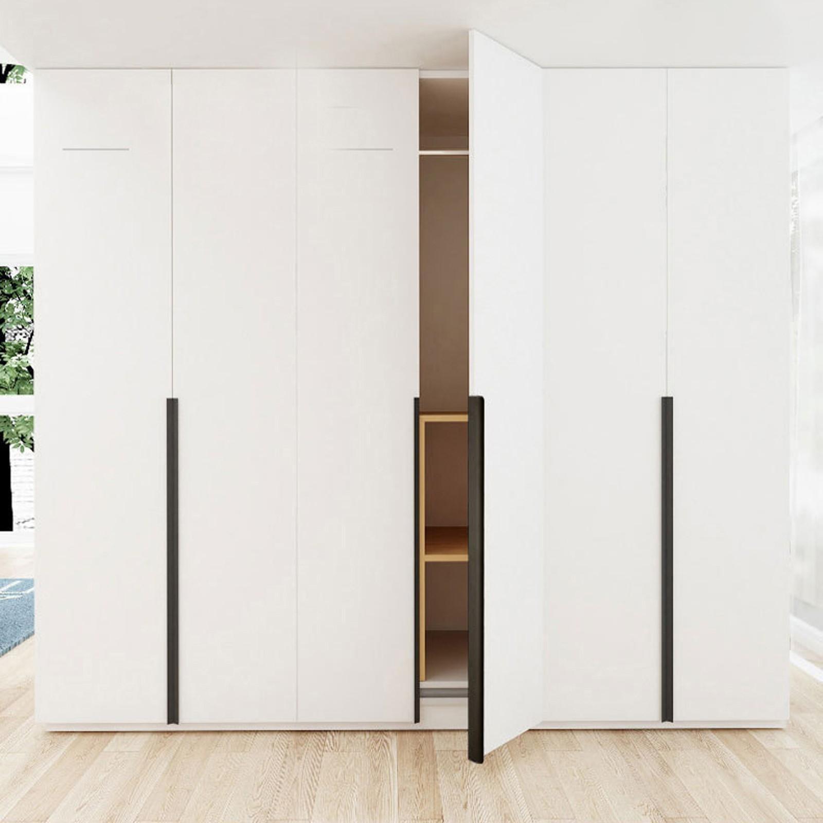 Ручка торцевая CAPPIO, L=500 мм, м/о 288 мм, цвет черный