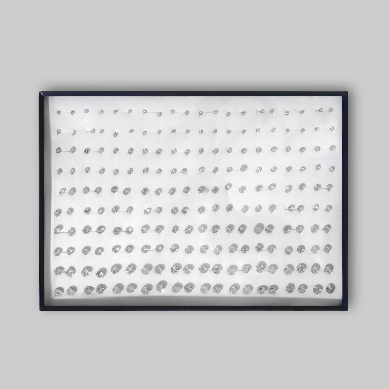 Пусеты в коробочке 100 пар 