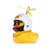 Утка с пропеллером, цвет желтый, барашек