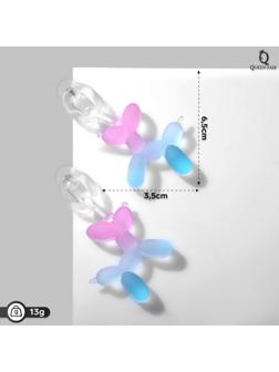 Серьги пластик 