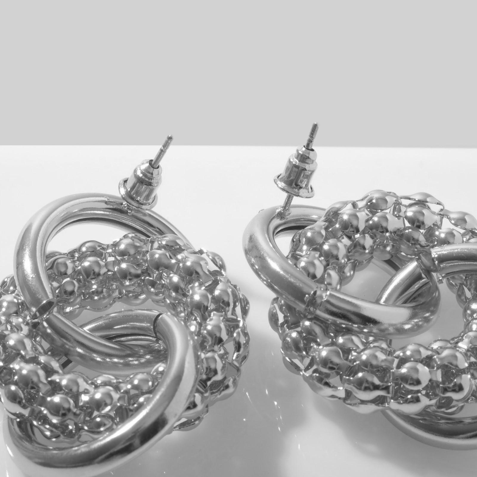 Серьги металл 