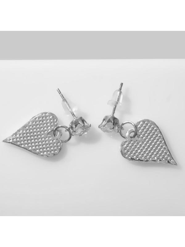 Серьги со стразами 