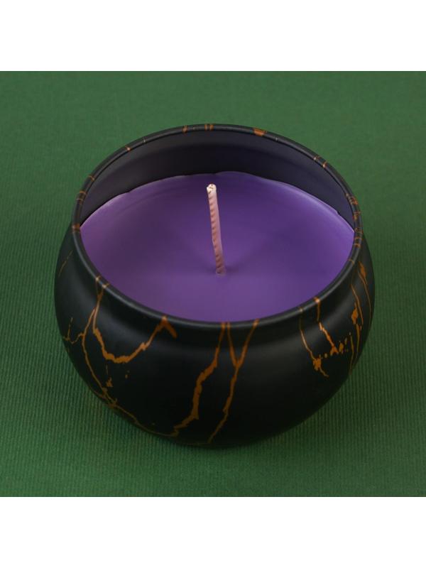 Новогодняя свеча в банке «Роскошного года», ваниль, высота 5 см