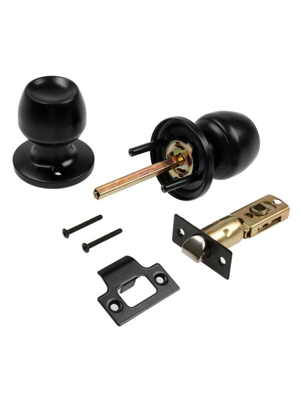 Защелка 1101, пустая, цвет матовый черный