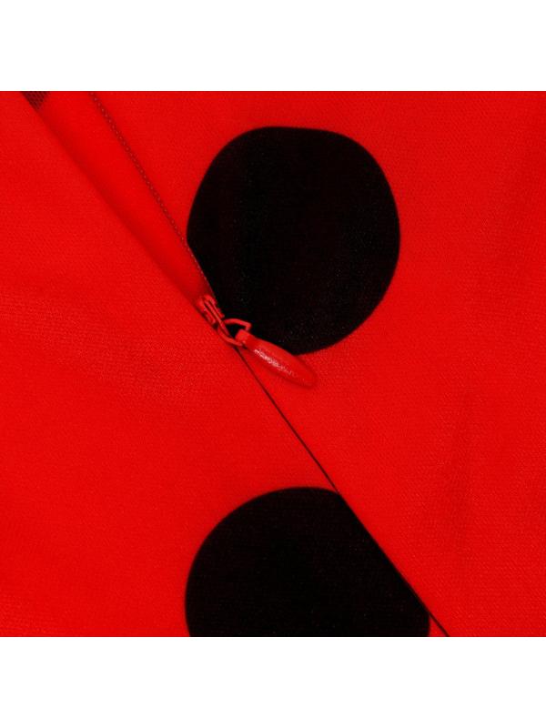 Карнавальный набор «Леди Божья коровка», р. S, комбез, маска, сумка, парик