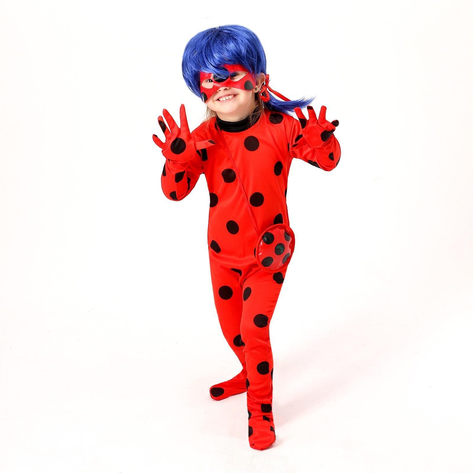 Карнавальный набор «Леди Божья коровка» маска, парик