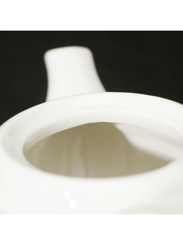 Чайник заварочный керамический BellaTenero «Волна», 250 мл, цвет белый