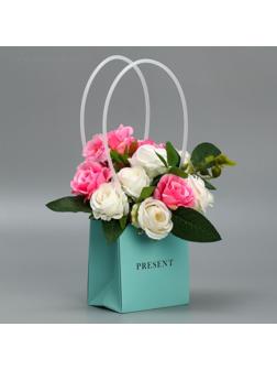 Пакет для цветов Gift, 11.5 х 12 х 8 см