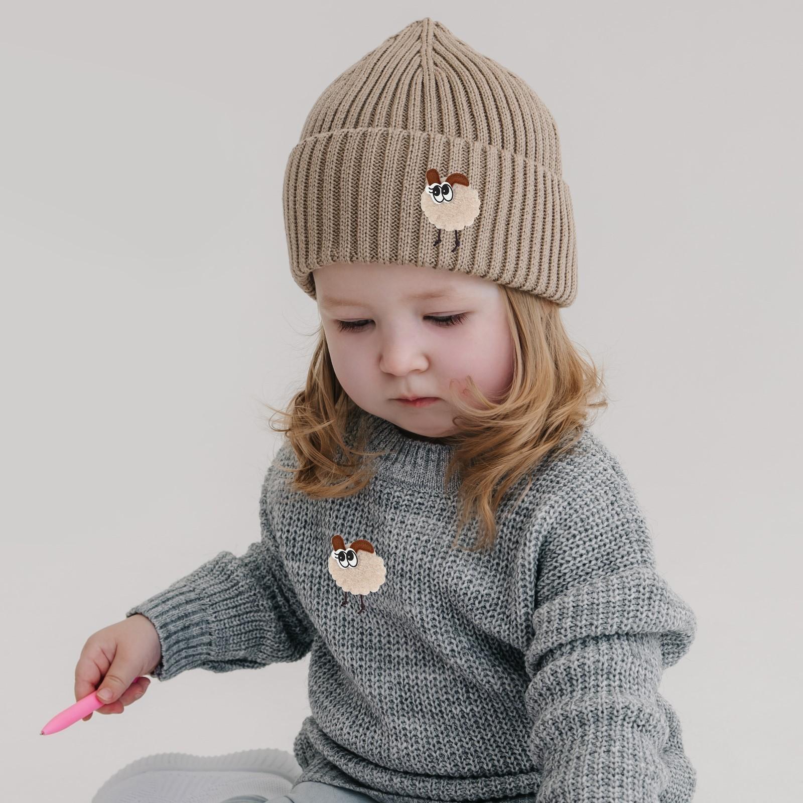 Аппликация «Барашек», 4,5 × 3 см