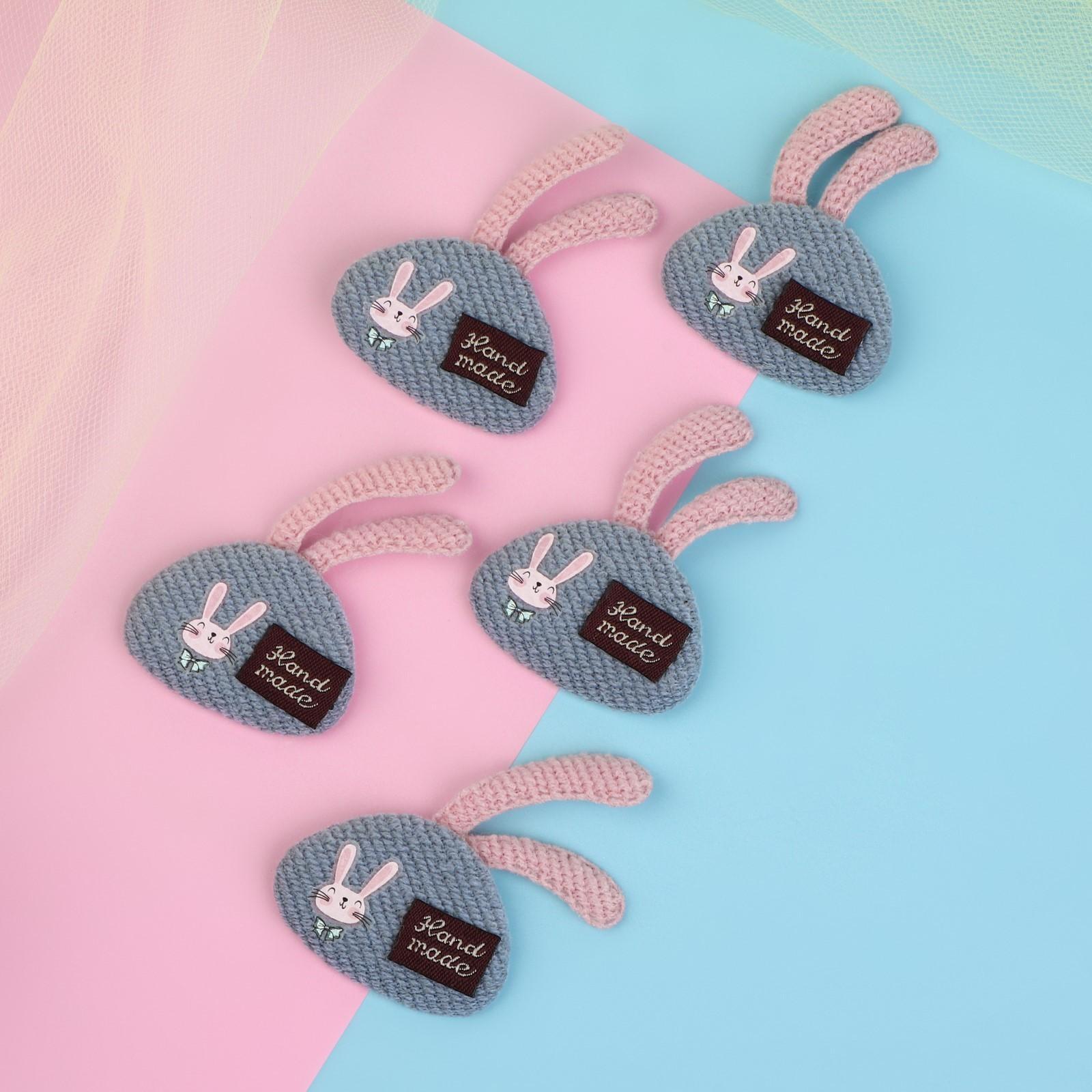 Аппликация «Кролик», 6 × 4,2 см