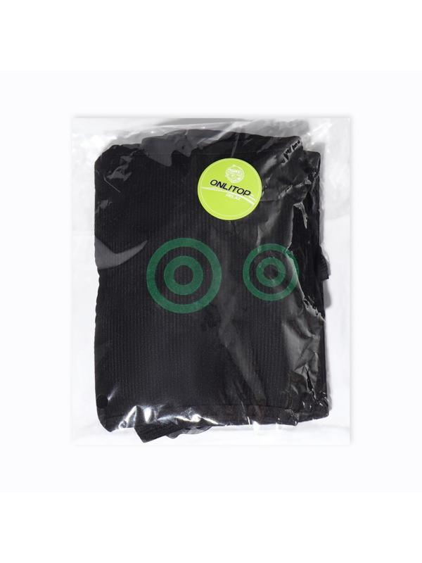 Массажёр-фиксатор для осанки и поясницы, на фастексах, размер универсальный, пакет, цвет чёрный