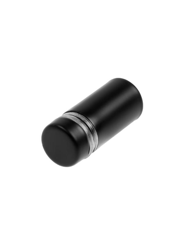 Дистанционный держатель для табличек, 12х25 мм, цвет черный,набор 10 шт.