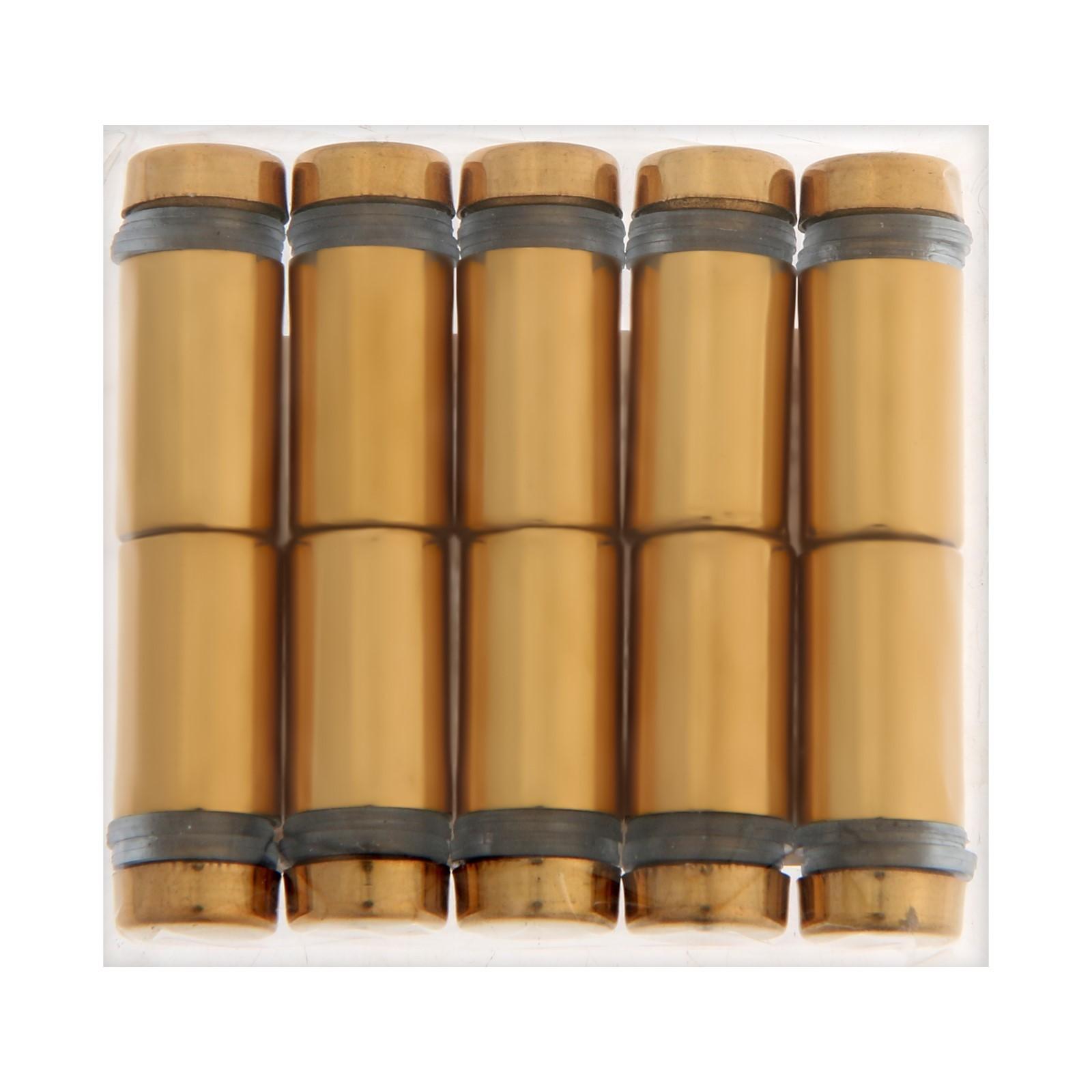 Дистанционный держатель для табличек, 12х25 мм, цвет золото,набор 10 шт.