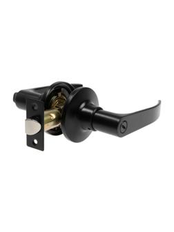 Защелка (мод.3182), межкомнатная, фиксатор, цвет матовый черный