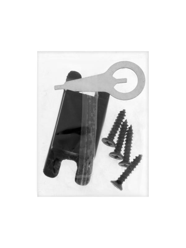 Защелка (мод.3182), межкомнатная, фиксатор, цвет матовый черный