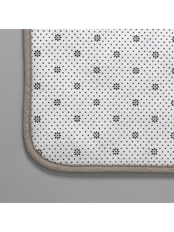 Коврик для дома «Галька», 40×60 см, цвет серый