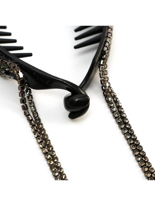 Зажим для волос со стразами «Present for you», 12.5 х 7 х 1.5 см