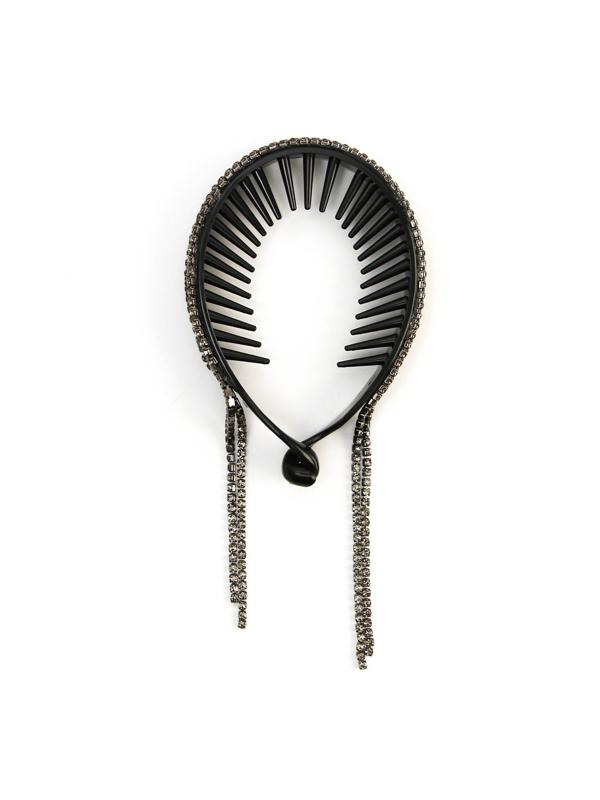 Зажим для волос со стразами «Present for you», 12.5 х 7 х 1.5 см