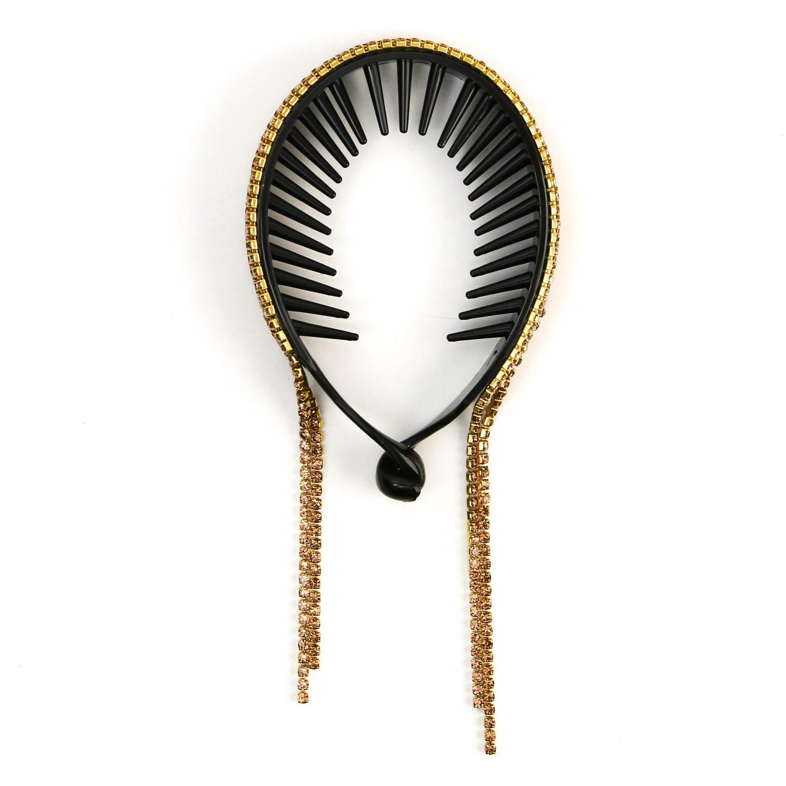 Зажим для волос со стразами «Ты прекрасна», 12.5 х 7 х 1.5 см