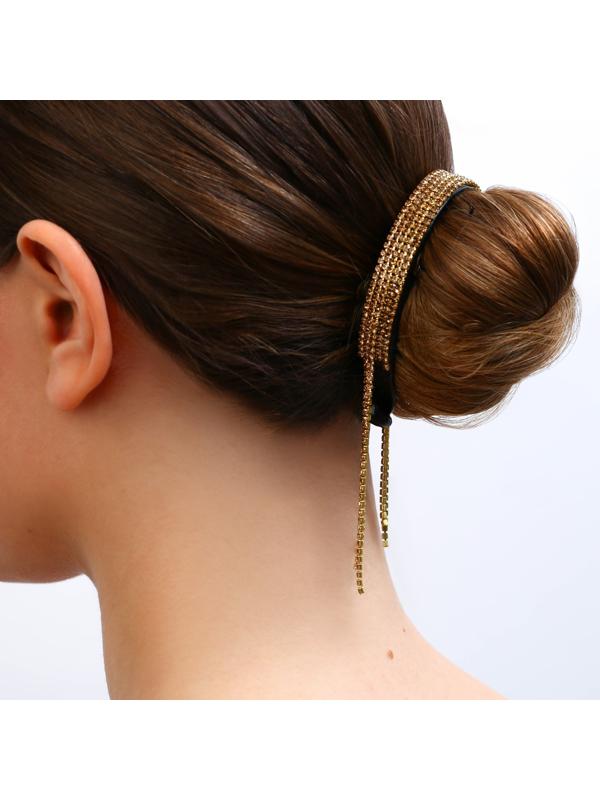 Зажим для волос со стразами «Ты прекрасна», 12.5 х 7 х 1.5 см