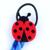 Карнавальный набор «Леди Божья коровка» маска, коса на резинке, перчатки