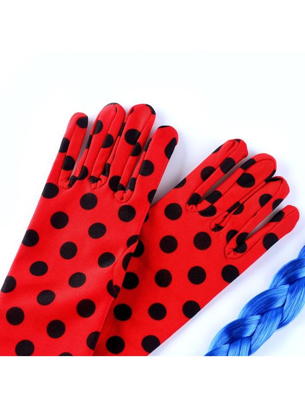 Карнавальный набор «Леди Божья коровка» маска, коса на резинке, перчатки